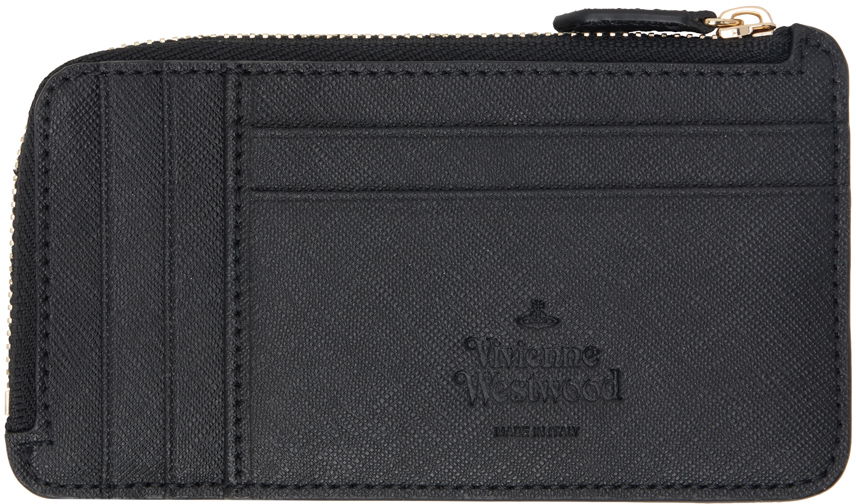 Lompakko Vivienne Westwood Zip Card Holder Musta | 5112001FU-S000B-, 1