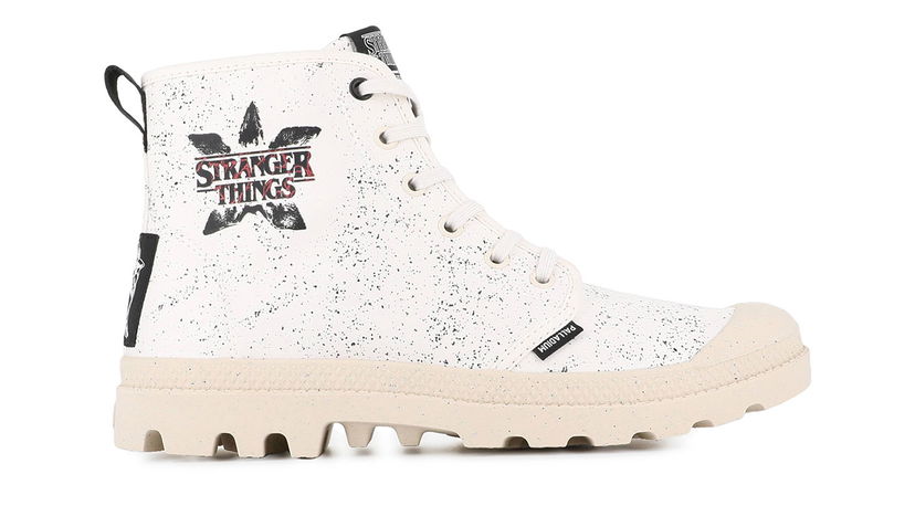 Tennarit ja kengät Palladium Pampa Demodog Stranger Things High-Top Boot Valkoinen | 74497-180-M