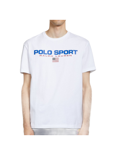 T-paita Polo by Ralph Lauren Classic Fit Polo Sport T-Shirt Valkoinen | 710750444002