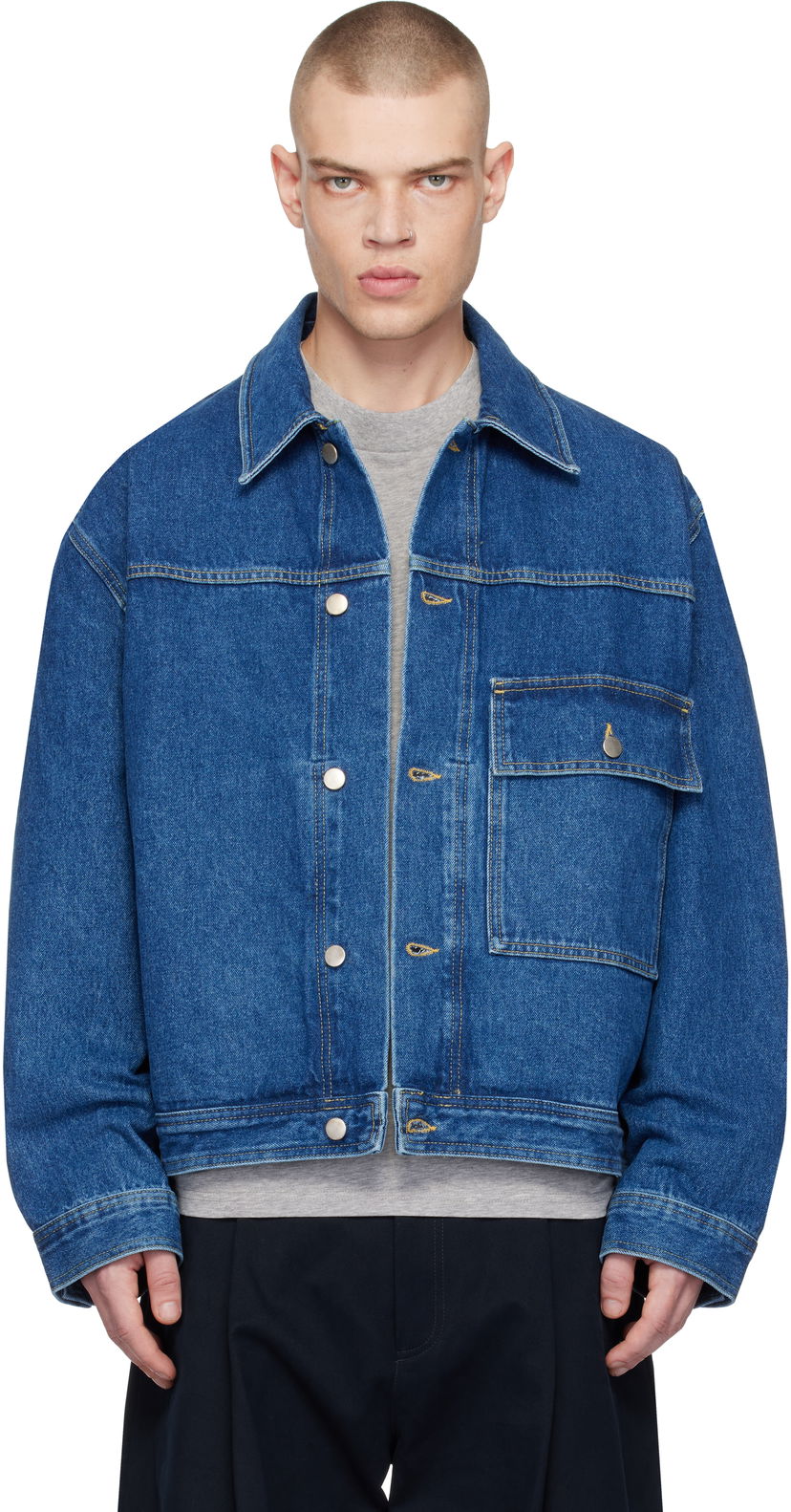 Takki Studio Nicholson Studio Nicholson Petar Denim Jacket Sininen | PETAR SNM-1079