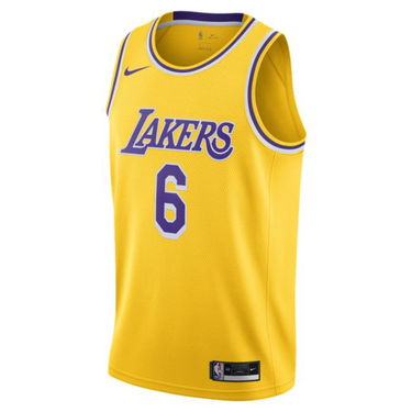 Jersey Nike Lakers Icon Edition 2020 NBA Swingman Keltainen | CW3669-738, 0