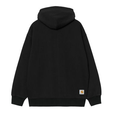 Huppari Carhartt WIP Carhartt WIP Hooded Sweat Jacket Musta | I034691_4, 1