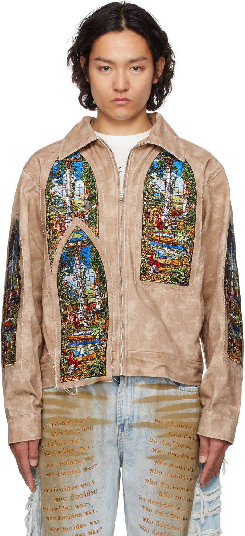 Takki Who Decides War Who Decides War Eden Trucker Jacket Beige | 1131260022SS25