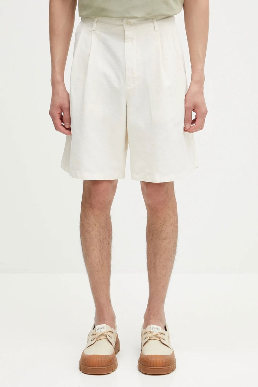 Shortsit NORSE PROJECTS Norse Projects Benn Cotton Linen Shorts Valkoinen | N35.0617.0219
