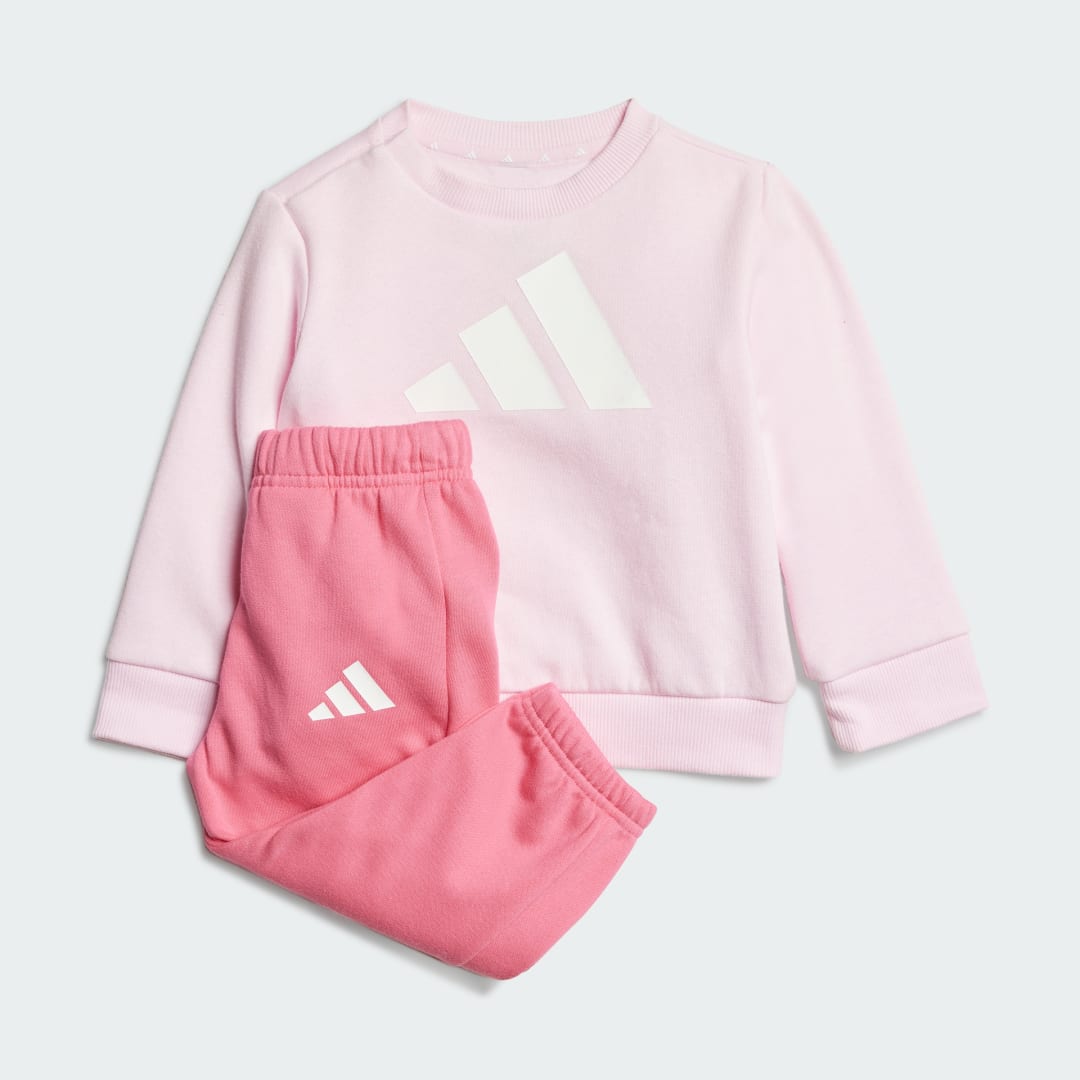 Verryttelypuku adidas Performance Essentials Joggers Set Vaaleanpunainen | JC9645, 0