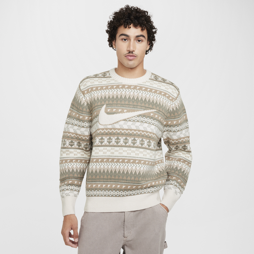 Villapaita Nike Fair Isle Sweater Ruskea | FZ0125-105