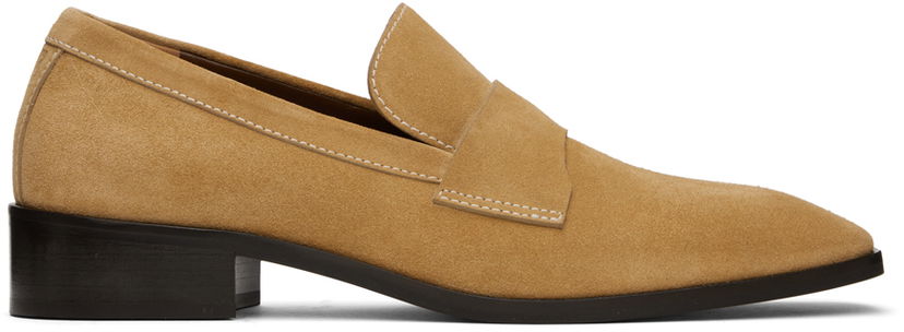 Vaatteet Wales Bonner Wales Bonner Suede Loafers Beige | WBM42501B