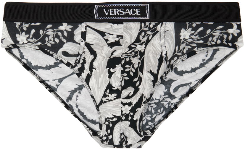 Pikkuhousut Versace Low-Rise Briefs Musta | 1014036_1A11603