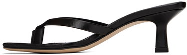Kengänhoito Aeyde Aeyde Wilma Heeled Thong Sandals Musta | A11-HS-ADRS55CI-0221-800-007, 2