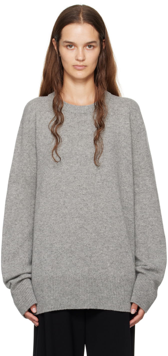 Villapaita The Row Sweater Loose Fit Harmaa | 5582-Y184