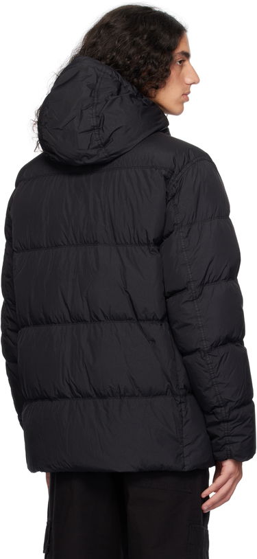 Puffer takki Stone Island Stone Island Crinkle Reps R-NY Down Jacket Musta | 811540723, 2