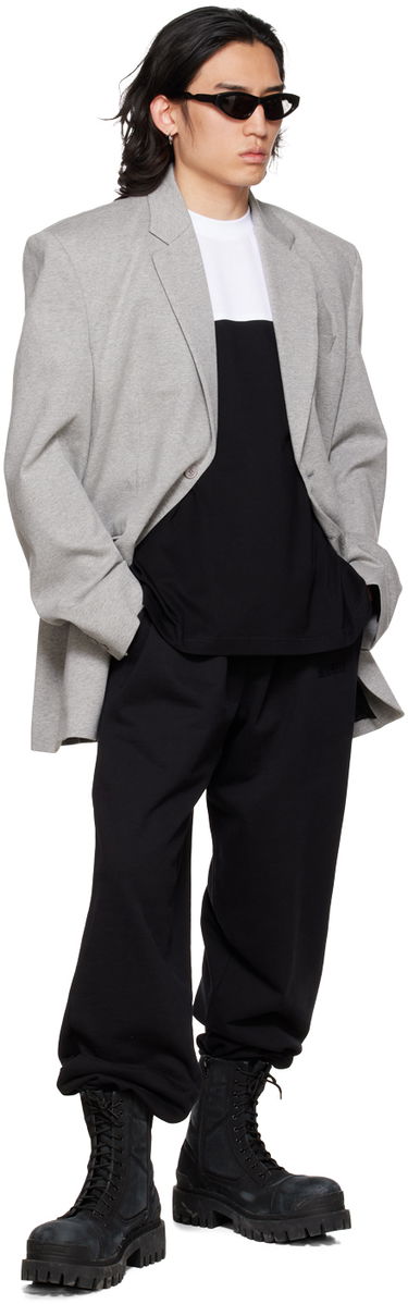 T-paita VETEMENTS Numbered Color Block T-Shirt Musta | VL14TR360B, 3