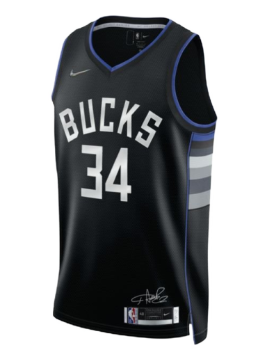 Jersey Nike Giannis Antetokounmpo Bucks Dri-FIT Jersey Musta | DH8058-010