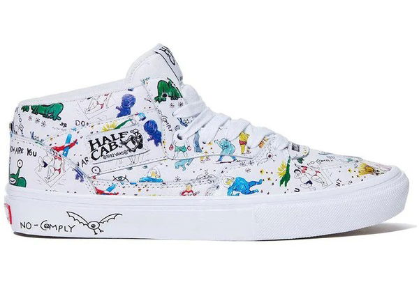 Tennarit ja kengät Vans Half Cab No Comply x Daniel Johnston Valkoinen | VN0A5FCDWTM, 0
