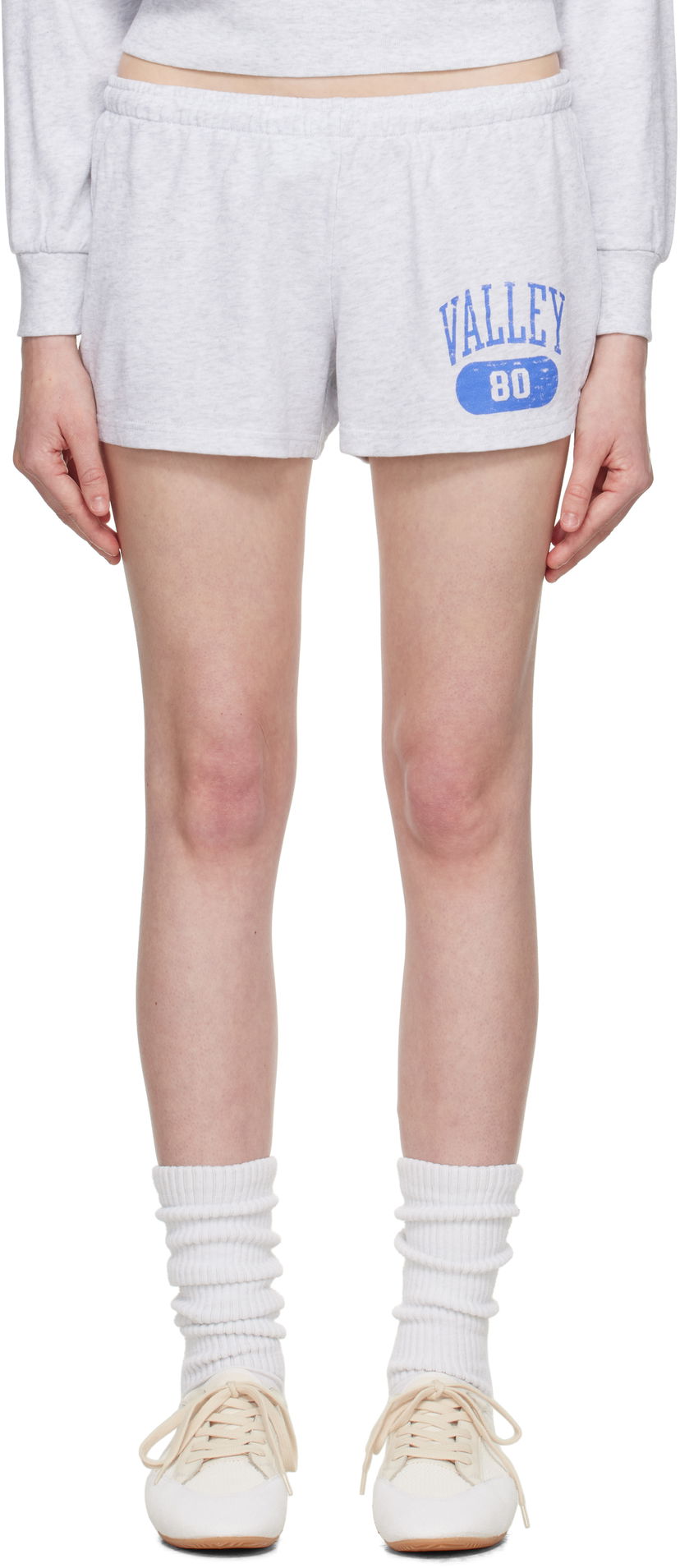 Shortsit SKIMS SKIMS Fleece Shorts Harmaa | SH-SHO-8212W