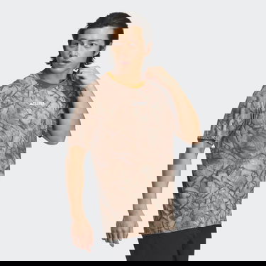 T-paita adidas Performance Terrex National Geographic Graphic Tencel Short Sleeve Tee Beige | IC4941, 2