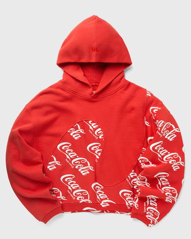 Huppari ERL Swirl Logo Hoodie Punainen | ERL08T024, 0
