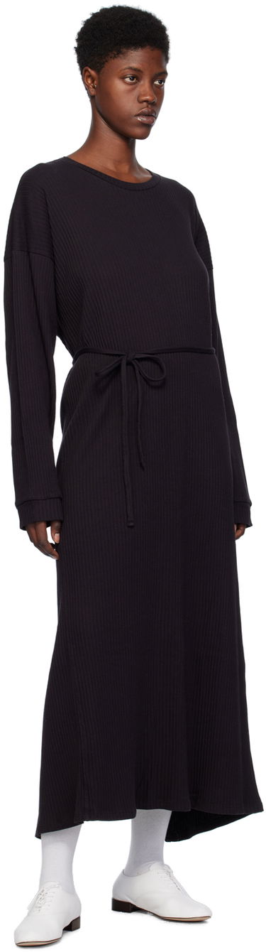 Mekko Baserange Kaftan Midi Dress Musta | DRSH-RIB-000, 3