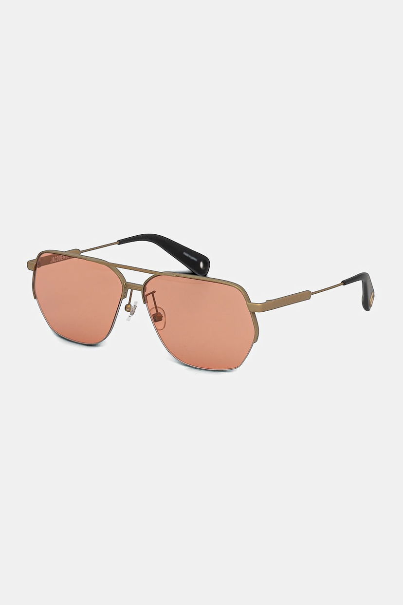 Aurinkolasit Jacquemus Jacquemus Aviador Sunglasses Ruskea | JAC67C5SUN
