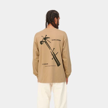 T-paita Carhartt WIP Reverse Hammer T-Shirt Ruskea | I032392_07E_XX, 3