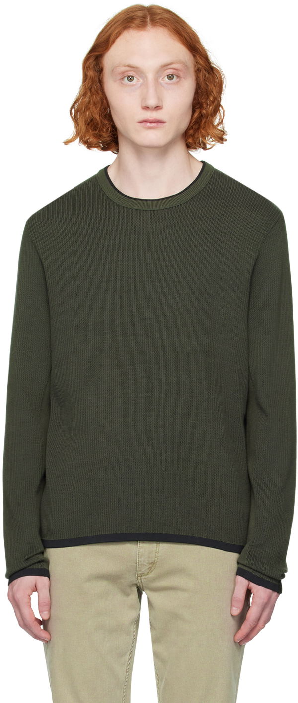 Villapaita rag & bone Harvey Knit Sweater Vihreä | MBS23S011UC11