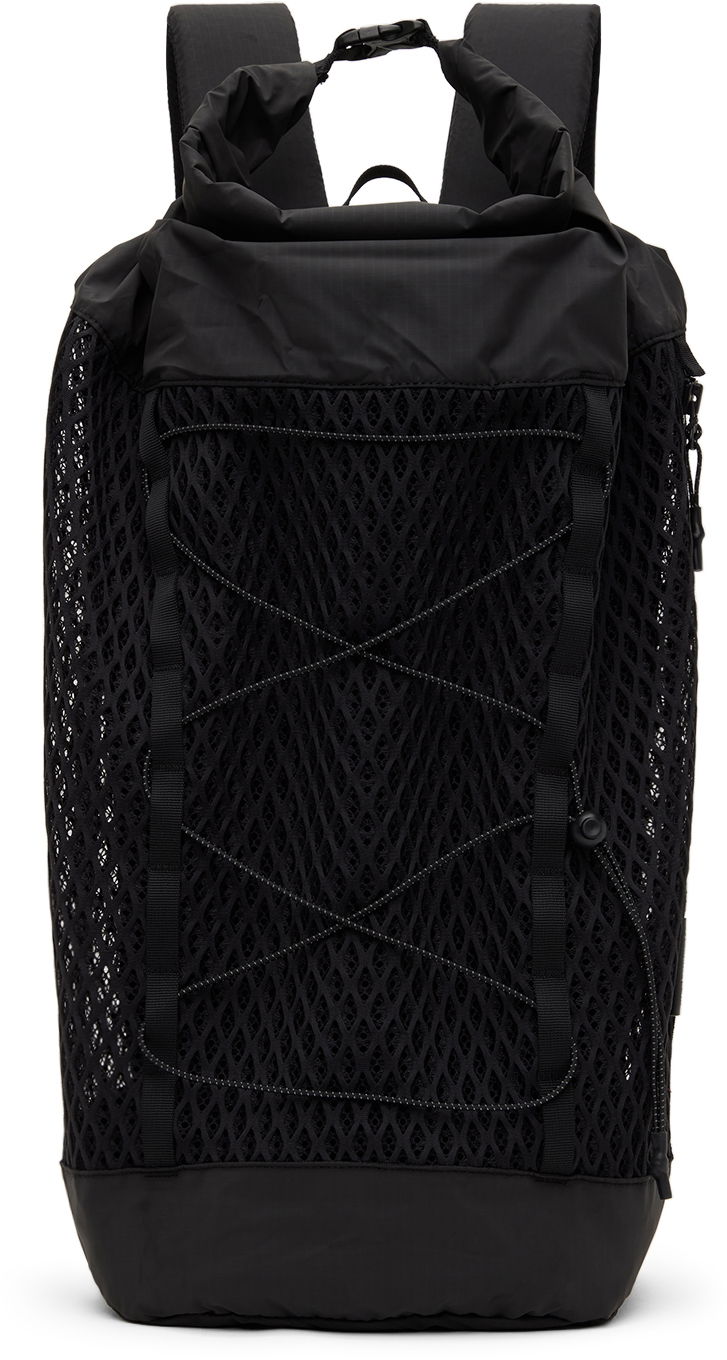 Reppu Snow Peak Mesh Roll-Top Bungee Backpack Musta | AC-22SU005, 0