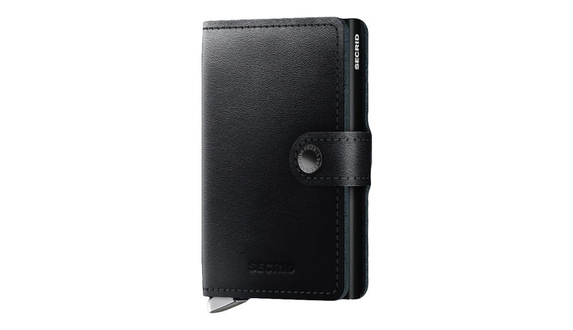 Lompakko Secrid Premium Black Leather Mini Cardholder Musta | MDu-Black