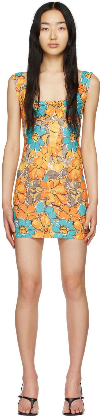 Mekko Miaou Miaou Vivi Floral Mini Dress Monivärinen | 5022-CL-PFO-SCR