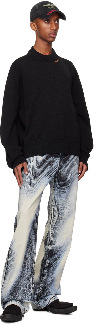 Villapaita Camper Camperlab Melange Knit Sweater Musta | AU00011-002, 3