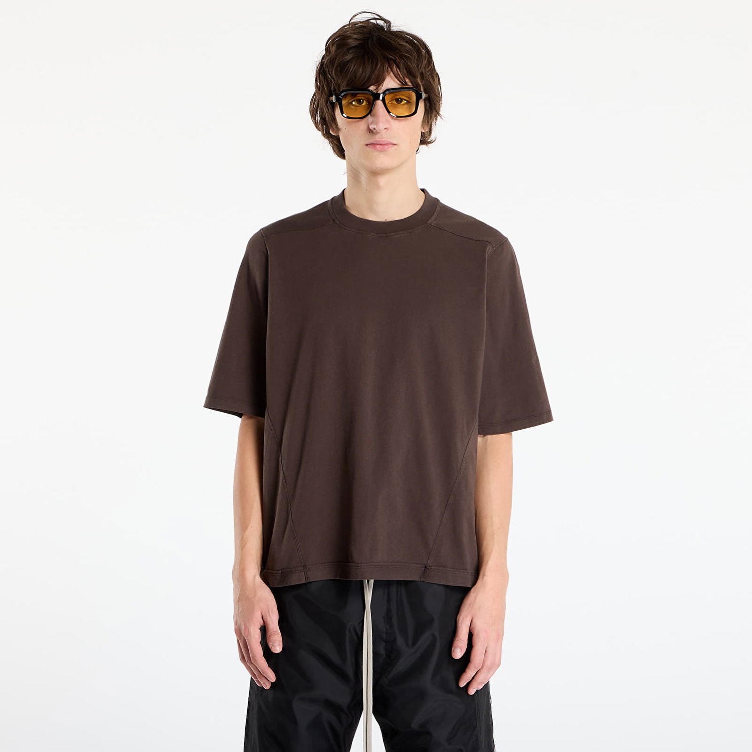 T-paita Rick Owens DRKSHDW Walrus Universal T-Shirt Ruskea | DU02E7252 RNP 78, 0
