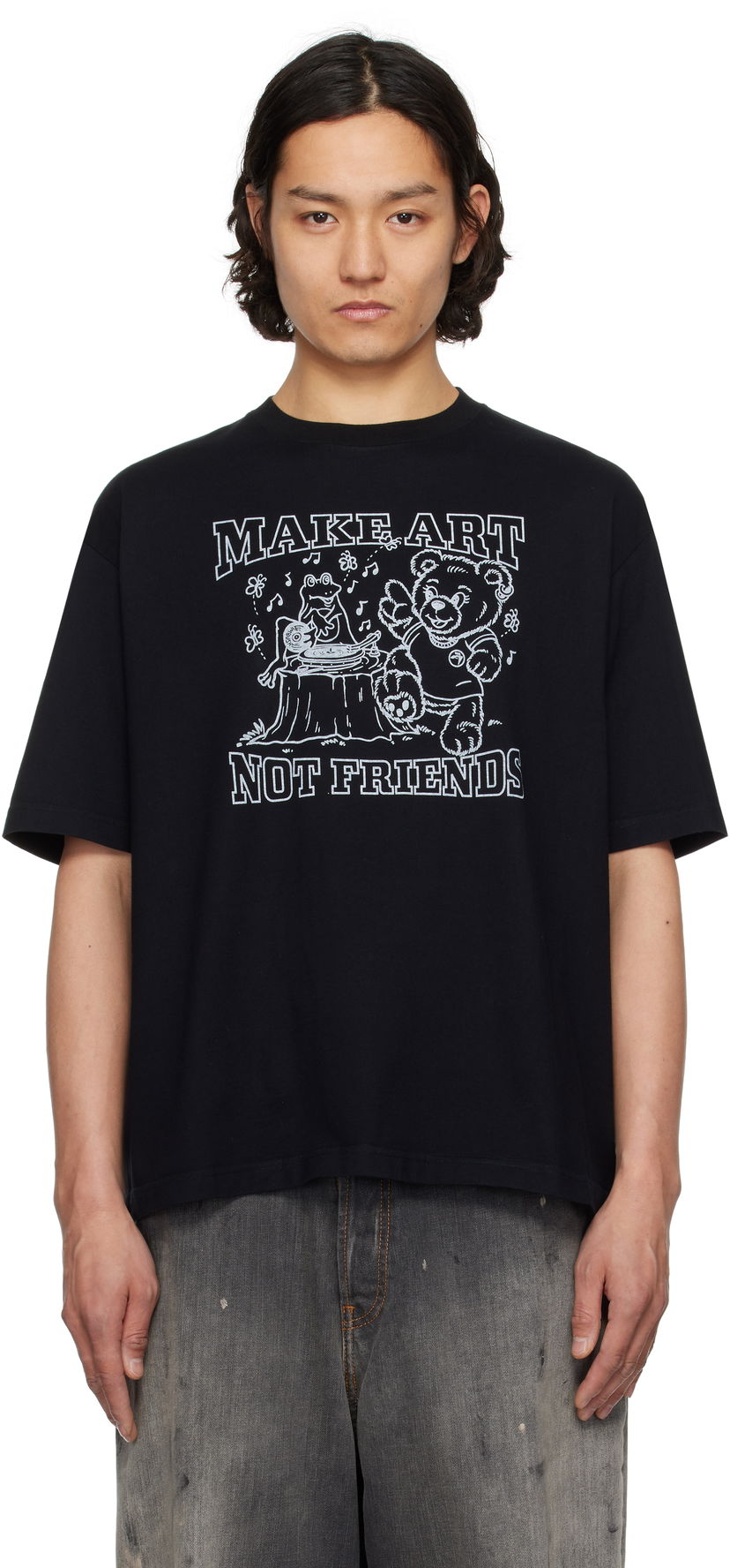 T-paita Ambush AMBUSH 'Make Art' Graphic T-Shirt Musta | 12115328