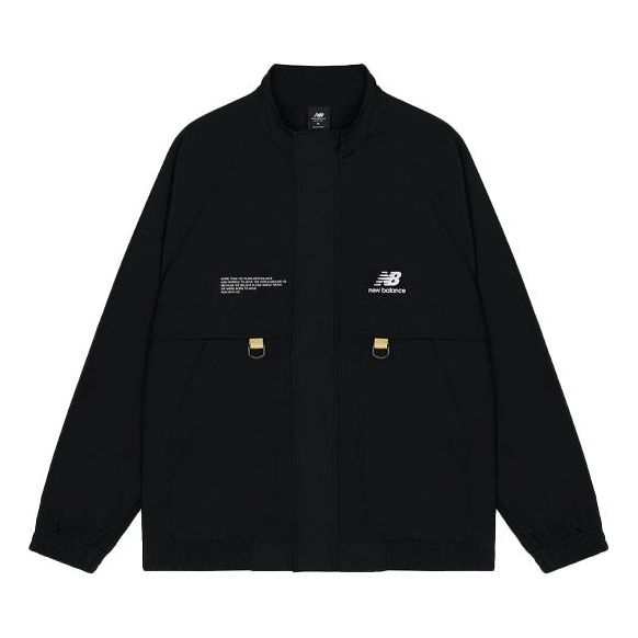 Tuulitakki New Balance Men's Solid Color Pattern Jacket Musta | AMJ13362-BK