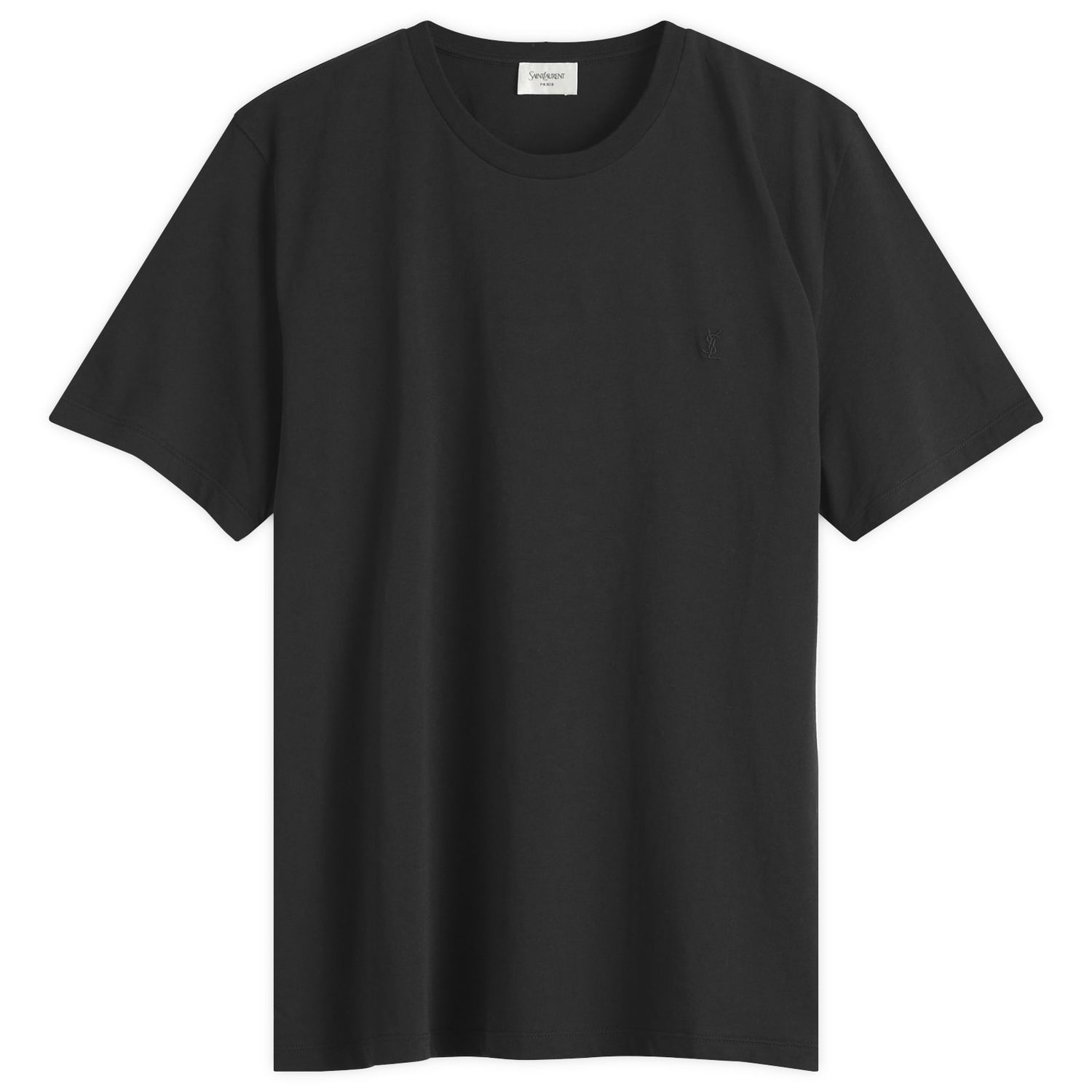 T-paita Saint Laurent Washed Cotton T-Shirt, Size Large Musta | 819395-Y2ZJ2-1000, 1