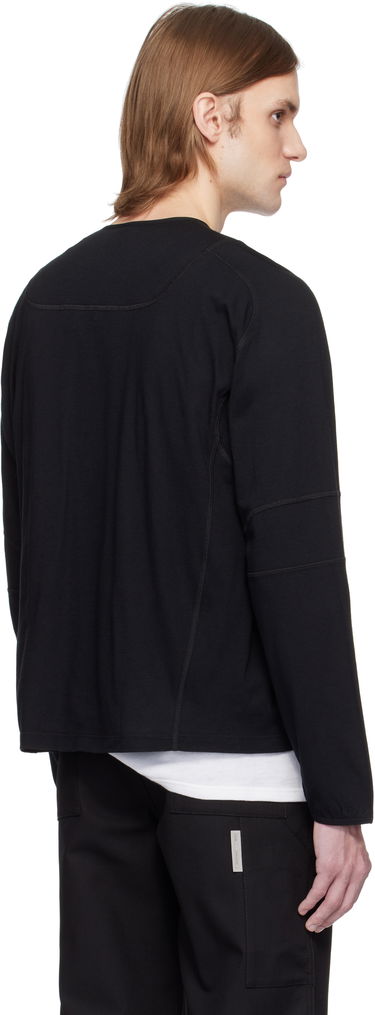 Villapaita GR10K GR10K Light Interlock Long Sleeve T-Shirt Musta | BG823124CO, 2