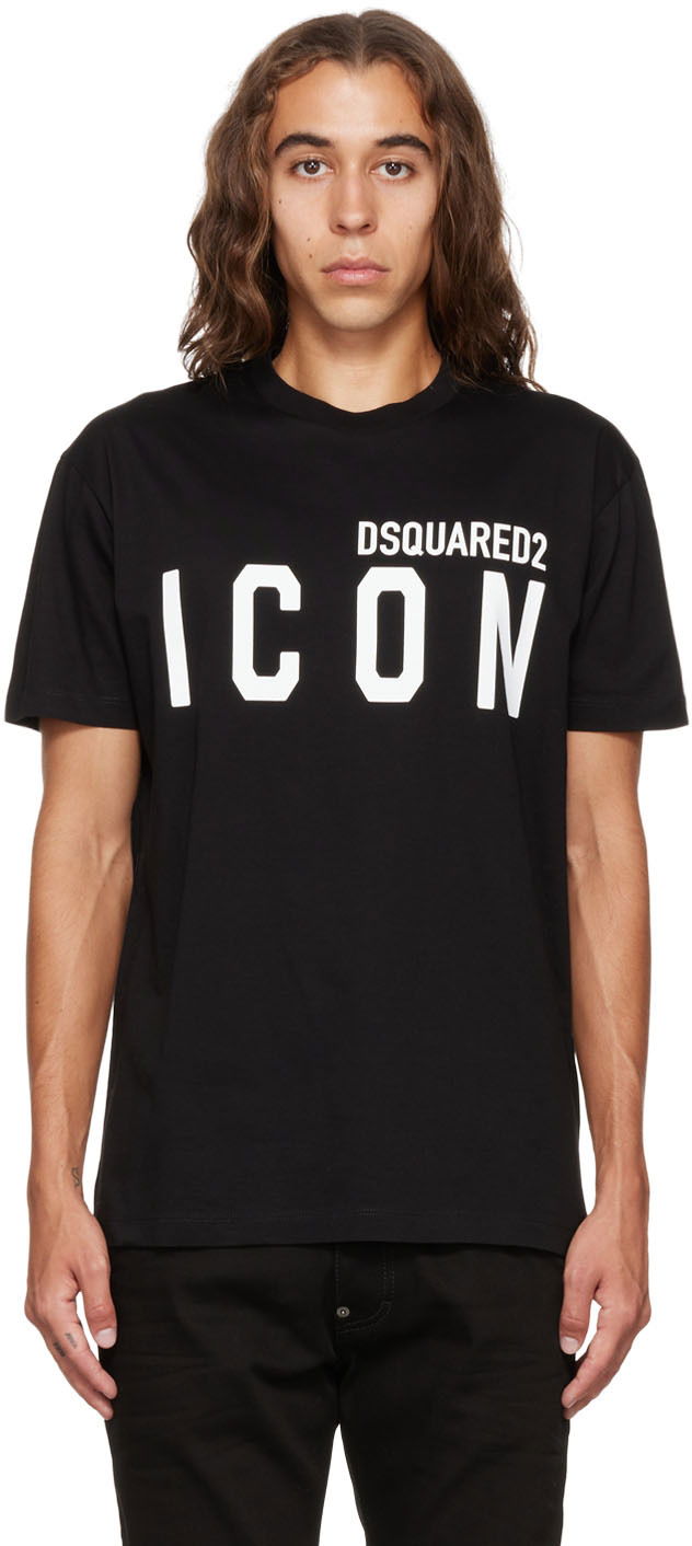 T-paita DSQUARED2 Dsquared2 Icon T-Shirt Musta | S79GC0003