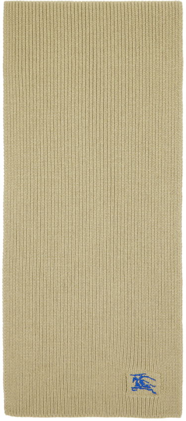 Huivi Burberry Ribbed Cashmere Scarf Taupe Beige | 8085772, 0
