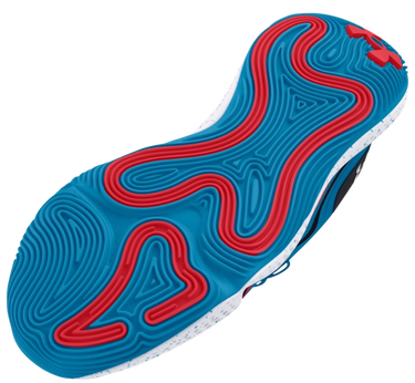 Tennarit ja kengät Under Armour Unisex Spawn 6 Basketballschuhe Capri / Rot Solstice / Weiß 44.5 Turkoosi | 3027259-400, 3