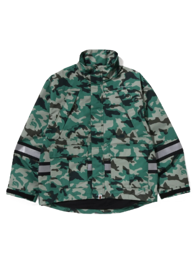 Takki BAPE Woodland Camo Relaxed Fit Safety Jacket Vihreä | 1J30-140-003