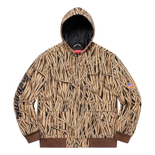Parka Supreme Supreme Canvas Hooded Work Jacket Beige | SUP-SS20-384, 0