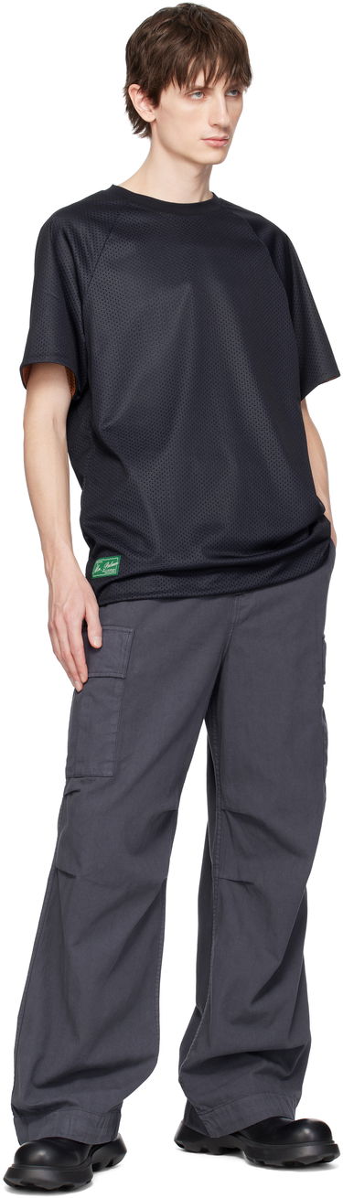 T-paita Palmes Palmes Mesh Double Reversible T-Shirt Musta | P10-0043-660, 3