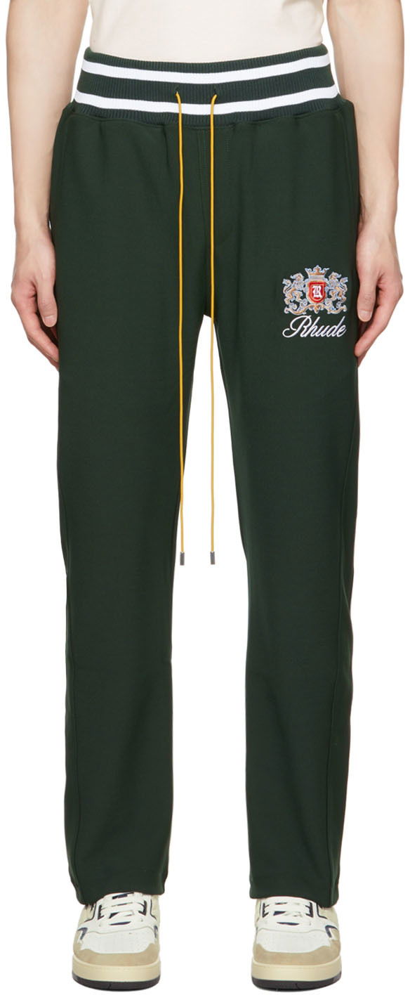Verryttelyhousut Rhude Rhude Embroidered Lounge Pants Vihreä | RHPF22PA08370480