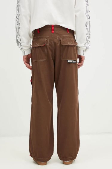 Cargo housut Pleasures PLEASURES Public Utility Pants Ruskea | P24W011, 2
