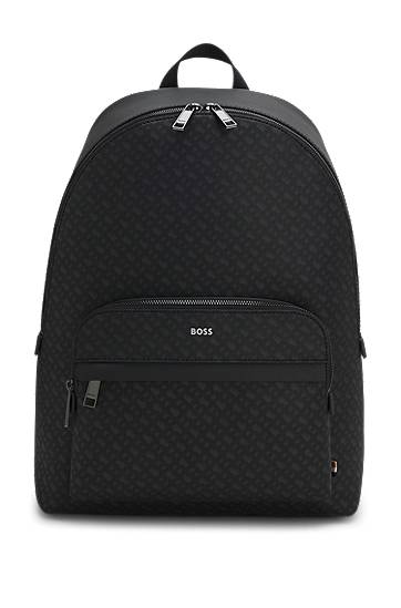 Reppu BOSS BOSS Monogram Backpack Musta | 50552571