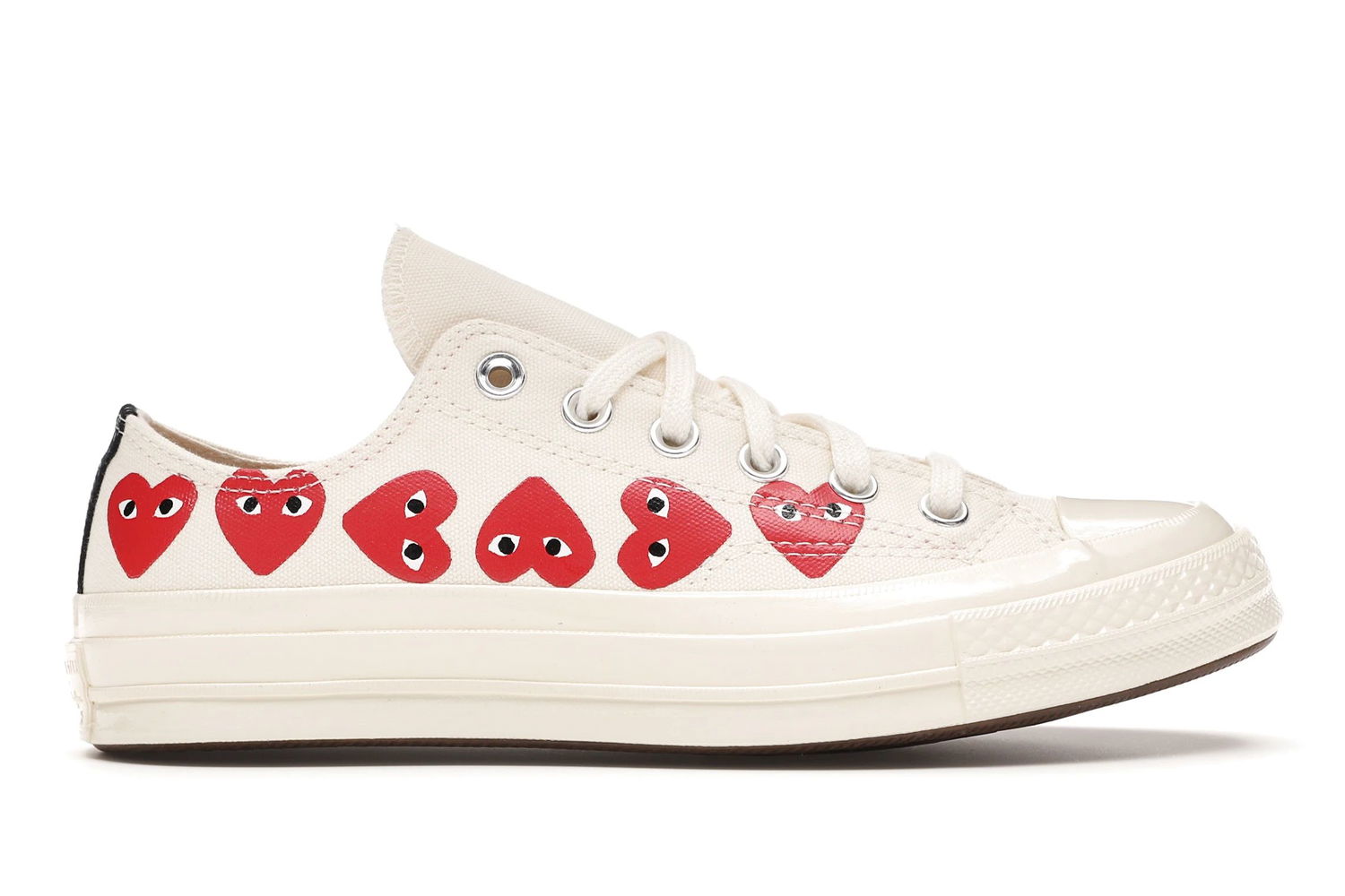 Tennarit ja kengät Converse Comme des Garçons Play x Chuck 70 Low Top "Multi Heart" Beige | 162975C, 0