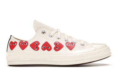 Tennarit ja kengät Converse Comme des Garçons Play x Chuck 70 Low Top "Multi Heart" Beige | 162975C, 0
