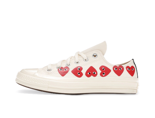 Tennarit ja kengät Converse Comme des Garçons Play x Chuck 70 Low Top "Multi Heart" Beige | 162975C