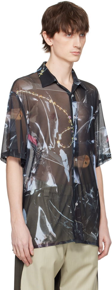 Paita Serapis Serapis Sougiades Grid Mesh Shirt Musta | SS25_MS_1S, 1