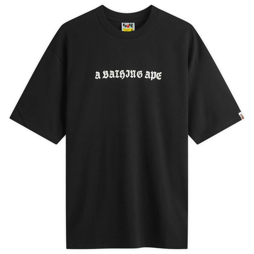 T-paita BAPE Gothic Logo T-Shirt Musta | 001TEK801308M-BLK