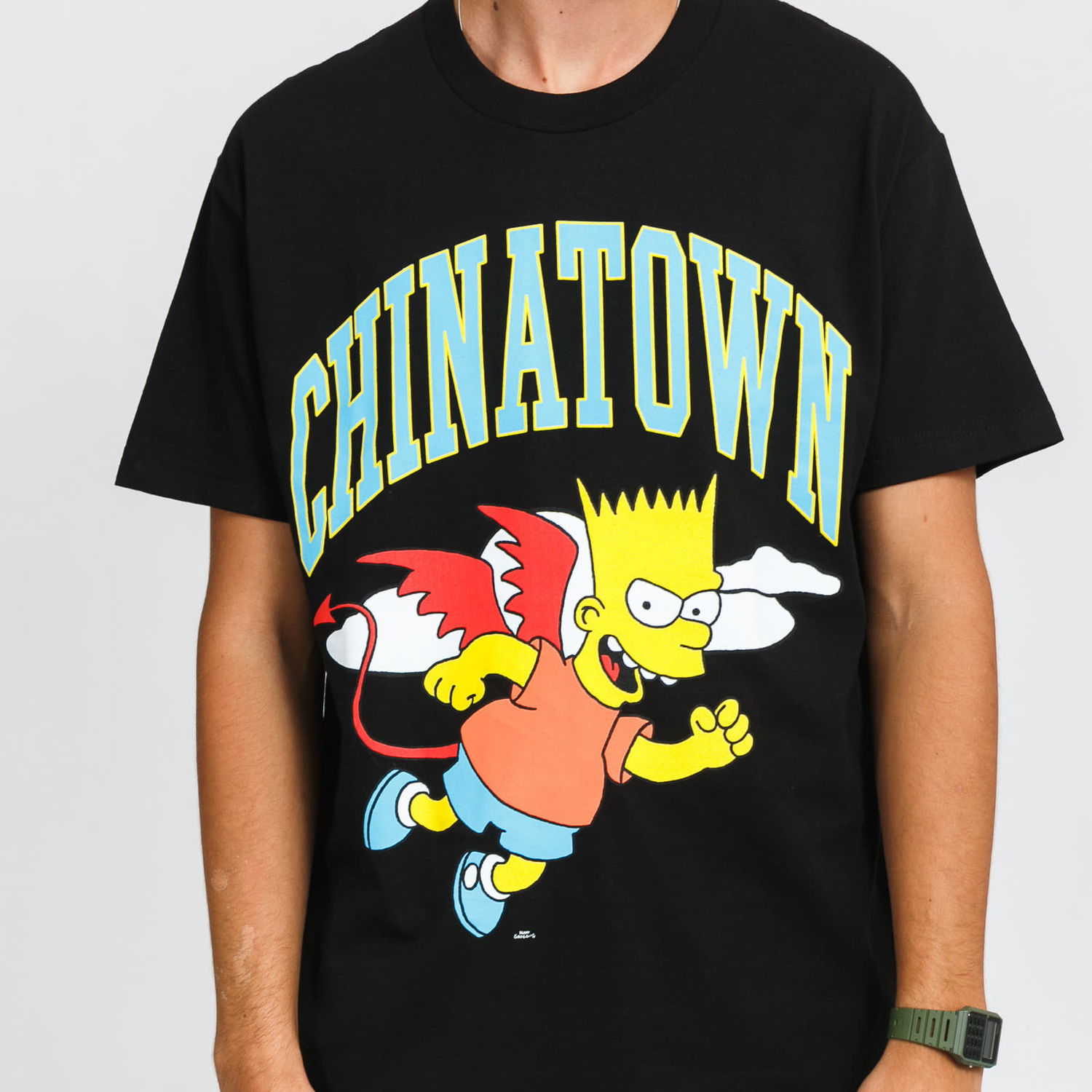 T-paita MARKET The Simpsons Devil Arc Tee Musta | CTM1990342 / 0001, 1