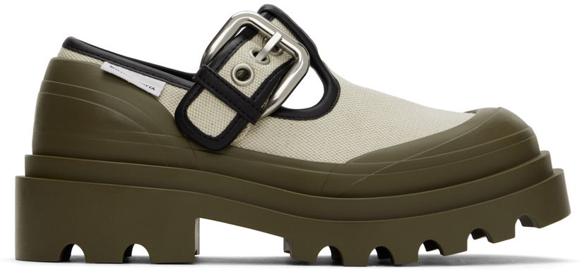 Tennarit ja kengät Bottega Veneta Bottega Veneta Trek Mary-Jane Loafers Vihreä | 796456-V2GY4-9248